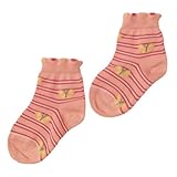 SOK パタパタ黄色のちょうちょ　ピンク　幼児用ソックス サイズ: 12 -13