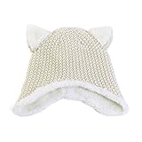 ampersand(アンパサンド) ベビーネコさん帽子　アイボリー　48cm ベビー服