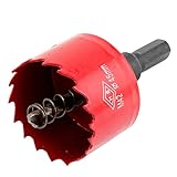uxcell バイメタルホールソー　HSS 6mm　ツイスト　ドリルビット　45mm　高速度鋼　カッターツール