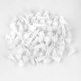 車のドアのための100個白いプラスチックリベットファスナー8.5ミリメートル穴の交換