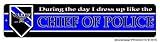 シンブルーラインChief of Police Street Sign