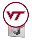 ガラスVirginia Tech Hokies円Night Light