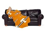 NCAAテネシーボランティアテネシーオレンジストライプComfy Throw by Northwest