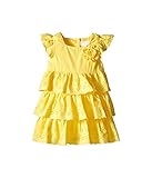 [パンプキン パッチ] Pumpkin Patch Kids ガールズ Tiered Broderie Dress (Infant) ドレス Snap Dragon 3-6 Months [並行輸入品