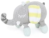 Finn + Emma Organic Cotton Baby Neutral Rattle Buddy - Elephant [並行輸入品]