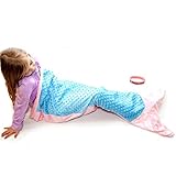 Princess of the Sea Mermaid Minky Blanket Tail and Wristband [並行輸入品]