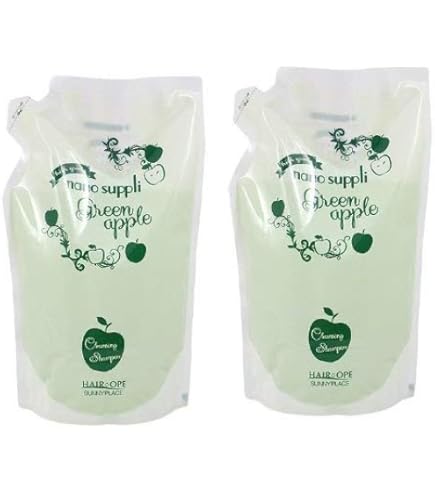 Amazon | 4点set グリーンアップル シャンプー1000+800&コンデ1000+800