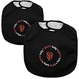 MLBサンフランシスコジャイアンツ2 - Pack Baby Bibs – ブラック