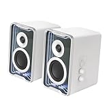 Edifier QR30 スピーカー Bluetooth5.4 PCスピーカー 小型 30W マルチポイント接続 63Hz-20kHz RGBライト 3WAY接続(Bluetooth/AUX/USB-A) 専用アプリ ホワイト