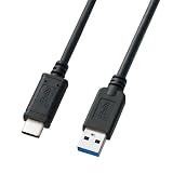 サンワサプライ アウトレット USB3.1 Gen2 Type C-Aケーブル ブラック 1m KU31-CA10 *箱にキズ 汚れのあるアウトレット品です