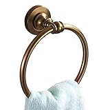 yiteng アンティーク調 アンティックゴールド タオルハンガー ゴールド