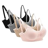 Mirity 女性用 授乳用ブラ シームレス マタニティ 快適な柔らかさ 就寝用ブラレット US サイズ: XL Fit 38E 36F 40D 40DD 40E 42C 42D 42DD カラー: 