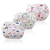 Ochine　3枚組トレーニングパンツ　可愛い柄　通気性が良い　コットン　洗い替え　赤ちゃん/幼児に適用　80cm/90cm/100cm