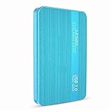 外付けハードディスクHDD2tb / 1tb / 512gb / 80gb、ポータブルUsb 3.0モバイルストレージバックアップ、PCデスクトップ、Macbook、Ps4、ラップトップ、Xbox、スマートテレビに適しています (60 GB,Sky blue)