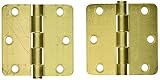 MINTCRAFT 33018SBB-BC3L Screen Door Hinge, Satin Brass [並行輸入品]