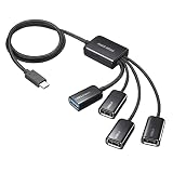サンワサプライ USB3.2 Gen1+USB2.0 Type-Cコンボハブ（4ポート） USB-3TC436BK