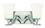 Hinkley Lighting 5362BN Brantley 2-Light Outdoor Light, Brushed Nickel by Hinkley