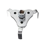 Fenteer フラット　3爪　フィルターレンチ　オイルフィルターレンチ　2方向　調整可能