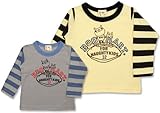 (ブーマート)BOO MART 2015 アメリカンフットボール ボーダー袖 長そでTシャツ 90cm 本体グレー
