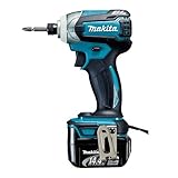 マキタ 充電式インパクトドライバ 14.4V 青 バッテリ2個付き TD136DRFX