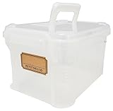 不動技研 収納ボックス プチノイ・50(ハンドル付) クリア F-2574H