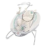 Fisher Price Safari Dreams Deluxe Bouncer, White/Blue by Fisher-Price