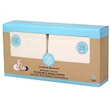 Charlie Banana 10 Reusable Double Sided Wipes, Blue Emb. by Charlie Banana [並行輸入品]