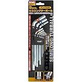 (業務用20セット) TRAD セミロングターボール(六角レンチ/作業工具) 9個入 アングル付き TCA-9 〔業務用/DIY用品/日曜大工/スパナ〕