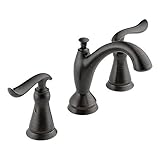 Delta 3594LF-RBMPU Linden Two Handle Widespread Lavatory Faucet, Venetian Bronze [並行輸入品]