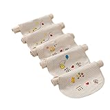 5PCSコットンベイビースウェット吸収性タオル4層カーキースウェットウィッキングパッドビブズ21*47CM-A01