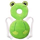 ベビー ヘルメット SAVOKI 肩紐調節可能 頭部保護 衝撃吸収 怪我防止 軽量透気 赤ちゃん用 出産祝い(カエル)