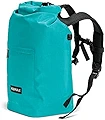 ICEMULE Jaunt 小型折りたたみ式バックパッククーラー ハンズフリー 100%防水 24時間以上冷却 ソフトサイドクーラー ハイキング キャンプ 釣り ピクニック用 9リットル 6缶+アイス対応 ターコイズ