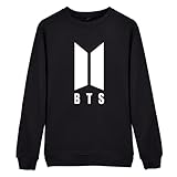 BTS 2017新しいロゴセーター防弾少年団Jin Suga Jimin VユニセックスSweatershirt