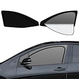 【ハンドルカバー付き】2in1一体式 トヨタ プリウス 50系 着脱簡単 サンシェード メッシュカーテン マグネット式 換気 H27.12-R5.1 PRIUS 4代目 ZVW50/ZVW51/ZVW55 遮光 サイド用 運転席 助手席 日除け 2枚