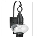 Norwell照明1512 Medium壁マウントアウトドアOneライトクラシックオニオン Norw1512-GM-CL