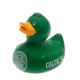 Baby Toys - Official Celtic FC Rubber Duck Bath Toy - Novelty Baby Football Gift Ideas by Official C