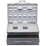 AideTek 2BOX-ALL-48 パーツケース チップ抵抗 チップコンデンサー 電解コンデンサー ネジなど 48種を確実に整理収納 専用ラベルシール付