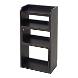 JKプラン カウンター下を有効活用出来る薄型カウンター下収納 伸縮ラック 幅40cm~72cm ダークブラウン YHK-0206-DB