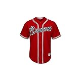 Atlanta Braves Alternate Red Cool Baseメンズジャージー M