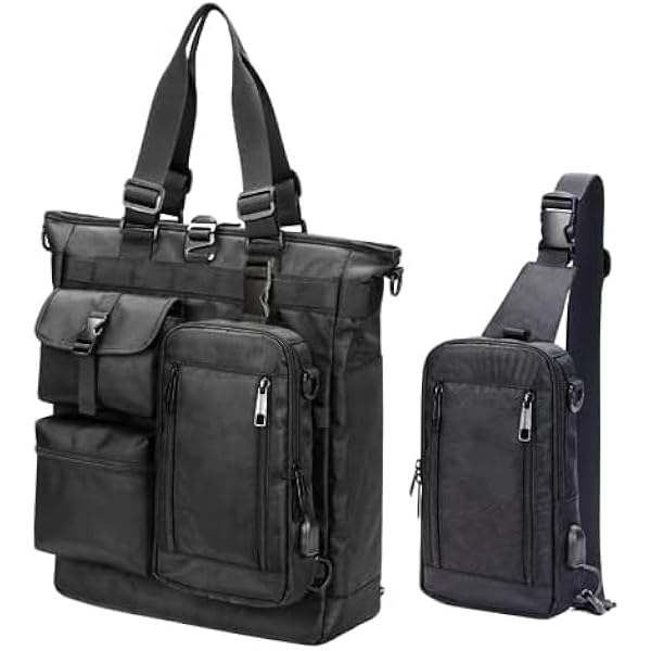 Rollite　多機能　5WAYバッグ　黒　ブラック　DYDASH 撥水　軽量 脅威の5WAY！雨の日も気にせず、どんな旅でもずっと身につけたく
