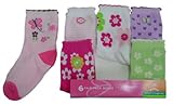goldbug カラフルソックス フラワープリンセス ミディアム 6足セット 2-4歳 90977