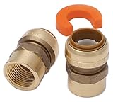Sharkbite水ヒーターインストールキット< 0.25 %リード1 / 2 " Bagged 5 / 8 " OD。