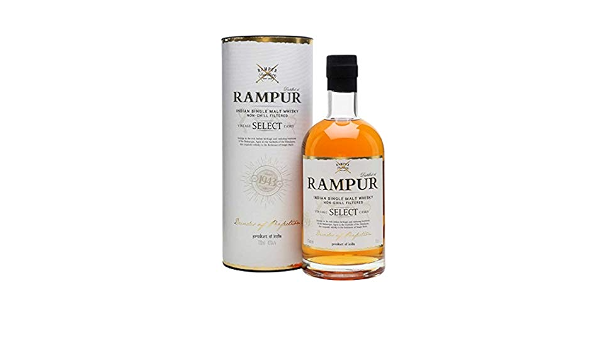 Amazon Co Jp ランプール ヴィンテージ セレクト カスクス インディアンウイスキー 43度 750ml シングルモルト ノンチルフィルタード インド Rampur 食品 飲料 お酒