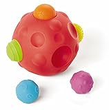 Earlyears Pop 'N Play Sensory Balls - 7 Multi-Textured Balls To Roll, Bounce & Explore - Large Ball 