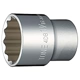 トネ(TONE) ソケット(12角) 4DB-34 差込角12.7mm(1/2") 二面幅1・1/16inch インチ