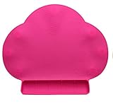 cerulean 幼児用ランチョンマット 食べこぼし 防止 食事マット 介護老人にも (ピンク」)