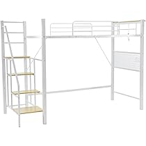 Amazon｜Veskvooy システムベット ロフトベッド シングル