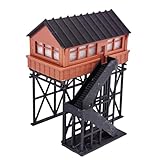 Outland Models 鉄道模型風景 オーバーヘッド信号ボックス/タワーNゲージ
