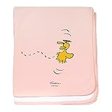 CafePress – Little Birdy – スーパーソフトベビー毛布、新生児おくるみ ピンク 06447386846832E