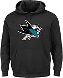 NHLメンズフェルトTekパッチフード付きフリースセーター L ブラック